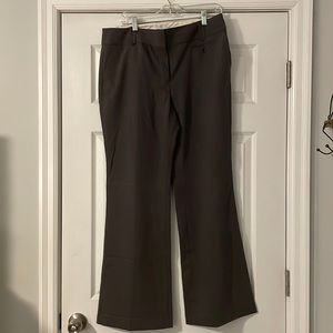 Ann Taylor Loft grey wide leg trousers, size 12